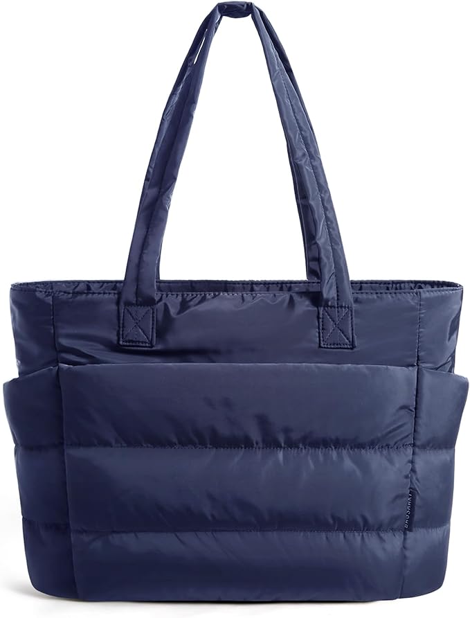 BAGSMART Tote Bag for Women, Lightweight Puffy Tote Bag by BAGSMART