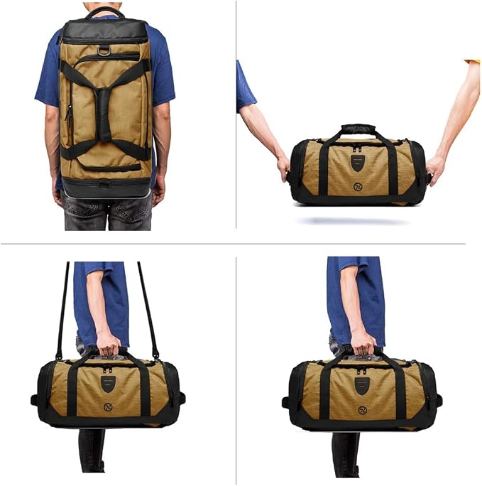 Gym Duffle Bag Backpack Waterproof Sports Duffel Bags Travel Weekender Bag - Image 6