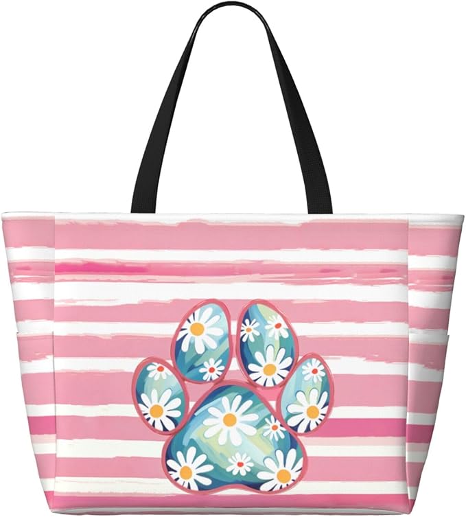 Beach Bag for Women Beach Tote Bag Waterproof Sandproof Large Bags - Image 2