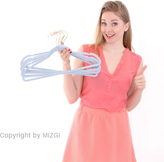 MIZGI Premium Velvet Hangers Heavy Duty - Image 6