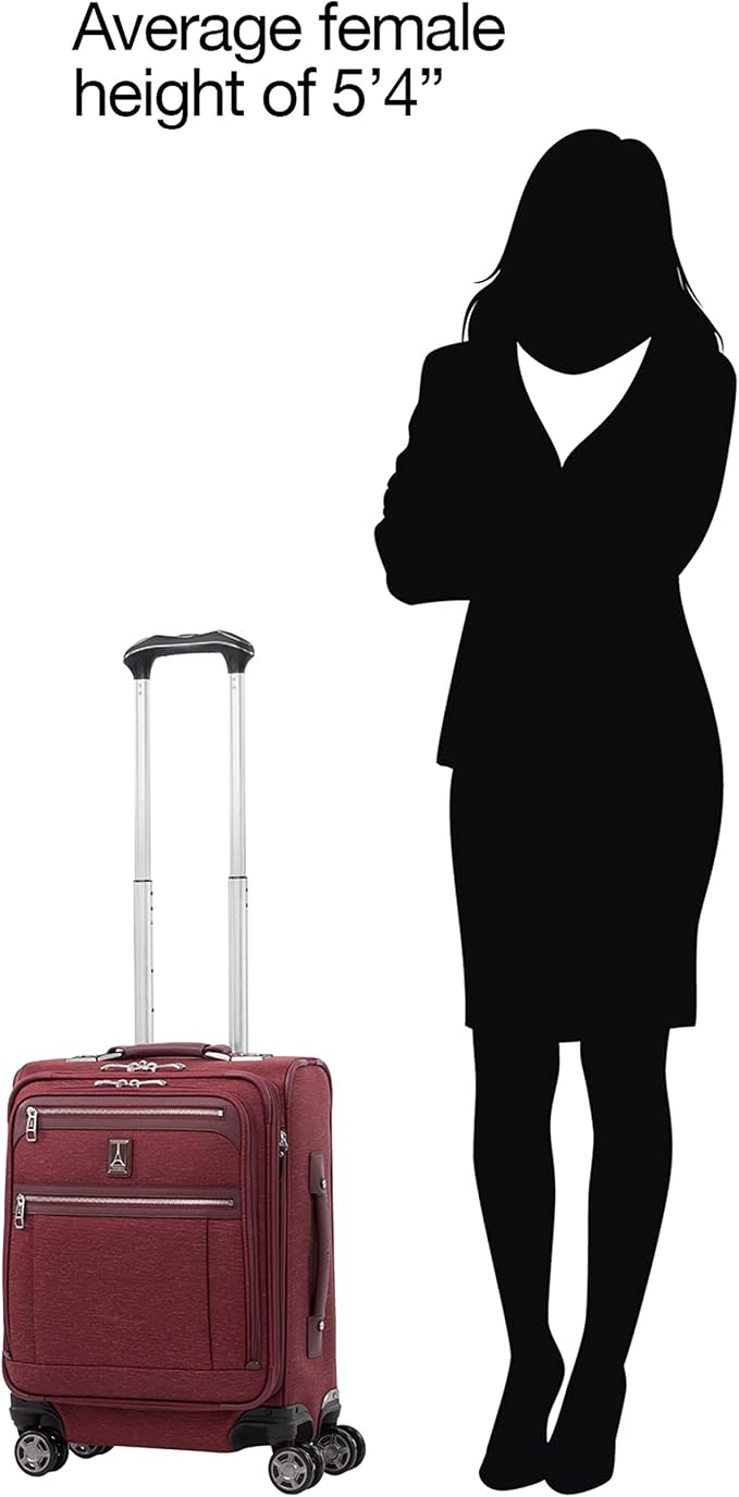 Travelpro Platinum Elite Softside Expandable Carry on Luggage, 8 Wheel Spinner - Image 11