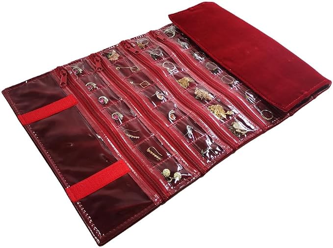 Travel Jewelry Roll Bag Portable Organizer Pouch - Image 7