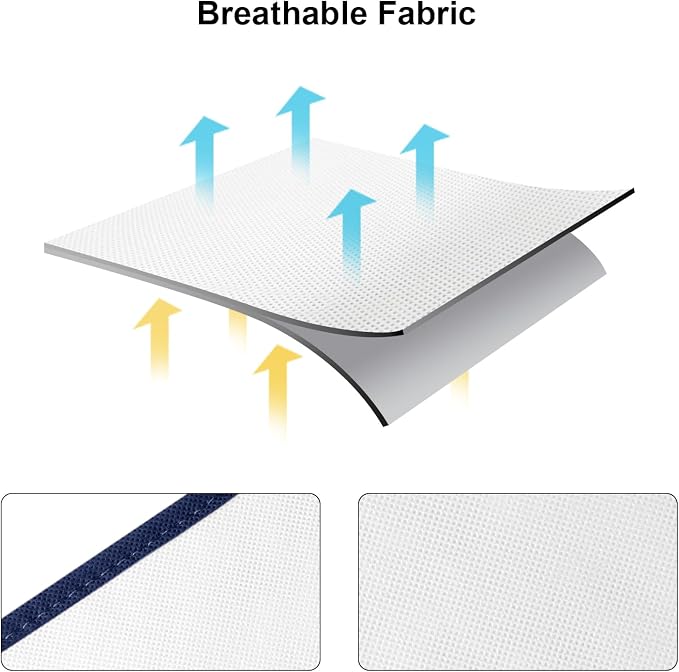 Syeeiex 60'' Garment Bags for Hanging Clothes, Dress Garment Bags for Gowns - Image 6