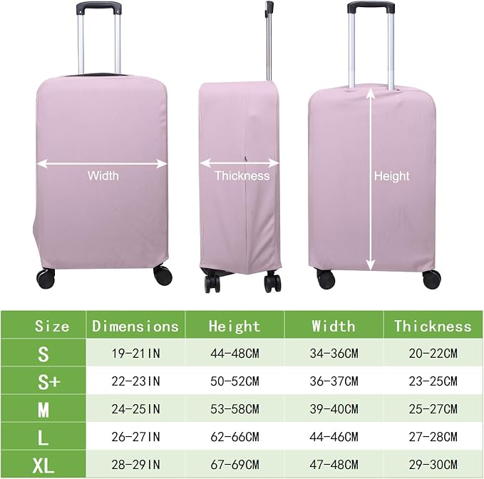PATIKIL Luggage Cover, Suitcases Covers Elastic Carry on Cover Protector - Image 2