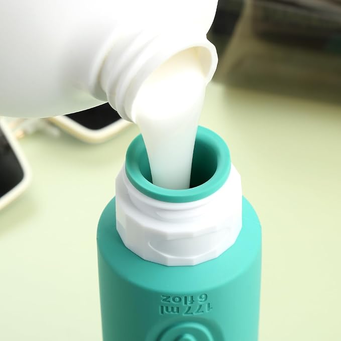 Travel Bottles for Toiletries, Large 6oz Oversize Containers, BPA Free Leak - Image 3