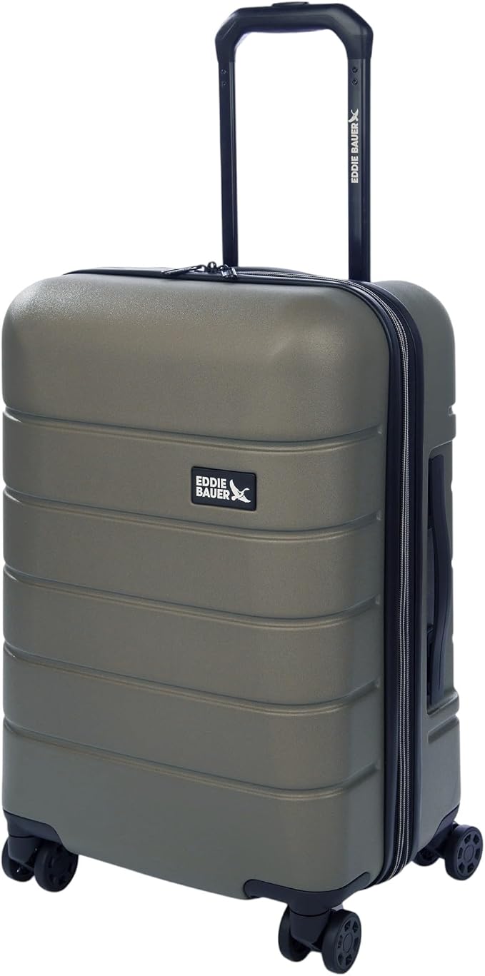 Eddie Bauer Glacier Checked 30" Luggage | Hardside | Spinner Wheels | by EddieBauer