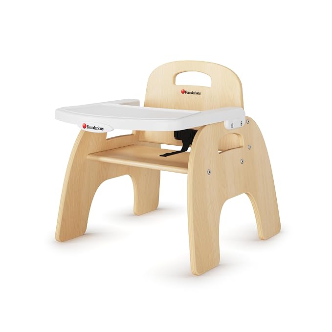 Foundations Easy Serve 9" Wood Feeding Chair by FoundationsChildrensProducts