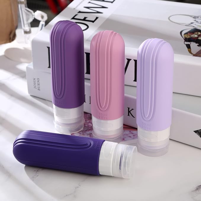 Travel Bottles for Toiletries, Tsa Approved 3oz Travel Size Containers BPA Free - Image 8