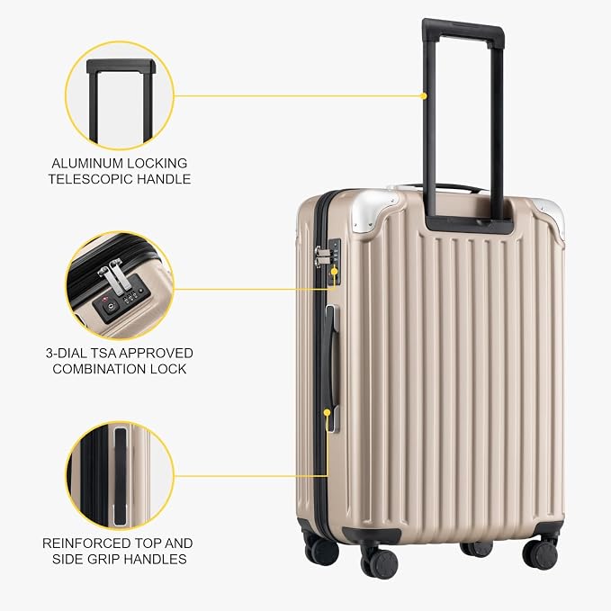 LEVEL8 Grace Carry on Luggage - Image 8