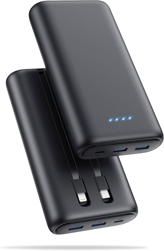 Portable Charger Power Bank 40, 800mAh 25W Fast Charging USB C Portable Charger by LanLuk