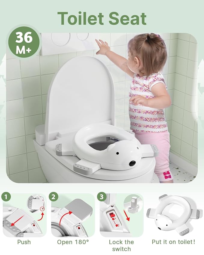 2 Pack Portable Potty Seat, 2 in 1 Travel Potty Seat - Image 4