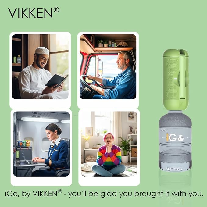 VIKKEN® 250ml iGo X Portable Travel Bidet USB-Type C Rechargeable Electric - Image 7