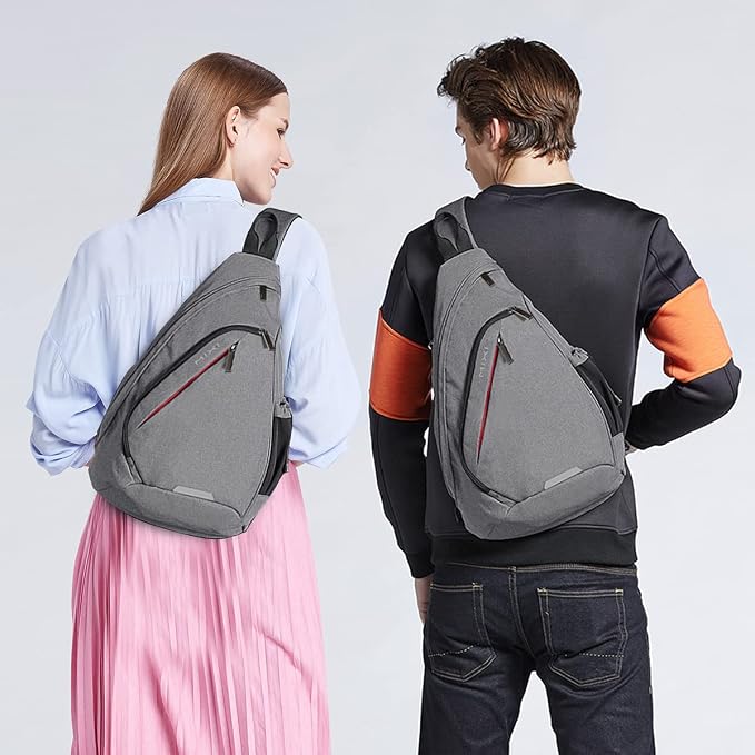 mixi Sling Bag Men Backpack Unisex One Shoulder Bag Hiking Travel Backpack - Image 6