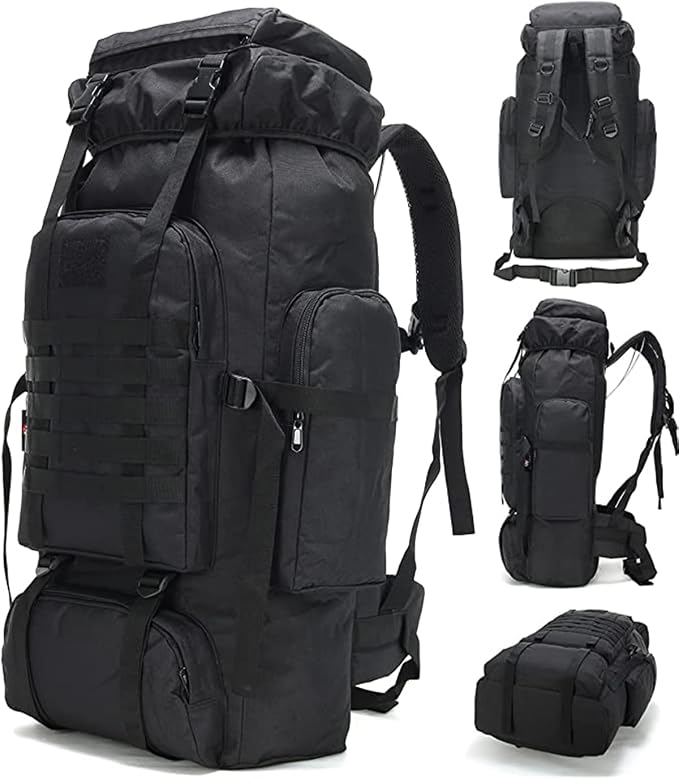 King'sGuard 70L Camping Hiking Backpack Tactical Backpack Military Molle by King%27sGuard