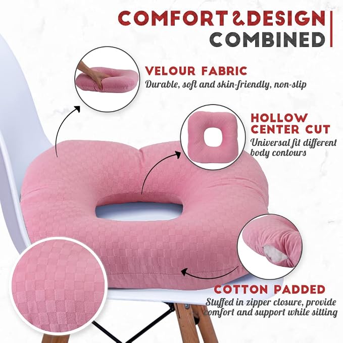 Stuffed Donut Pillow Seat Cushion | - Image 2