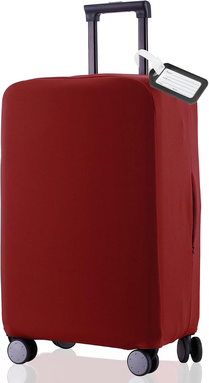 Travel Luggage Cover Suitcase Protector Scratch-Resistant Fit 19-31 Inch by RainVillage