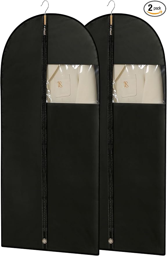 Garment Bags for Hanging Clothes, Jackets（2 Packs） by Perber