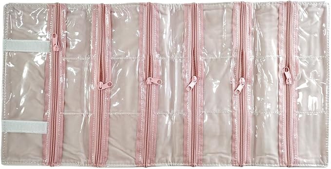 Travel Jewelry Roll Bag Portable Organizer Pouch - Image 6