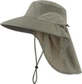 Home Prefer Outdoor UPF50+ Sun Hat Wide Brim Mesh Fishing Hat by HomePreferHatsCaps