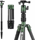 Fotopro 59" Carbon Fiber Travel Tripod, Compact Camera Tripod by Fotopro