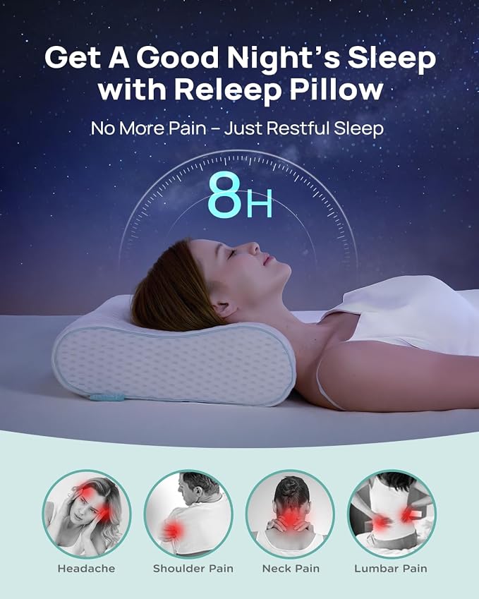 Cervical Neck Pillow, Side Sleeper Pillow - Image 4