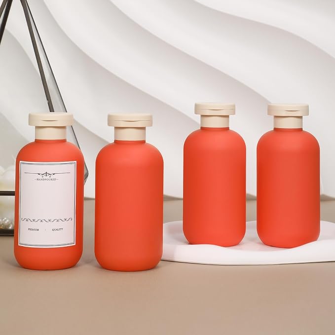 ASEVAT 6.7oz Plastic Refillable Travel Shampoo Bottles, Empty Travel Shampoo - Image 8
