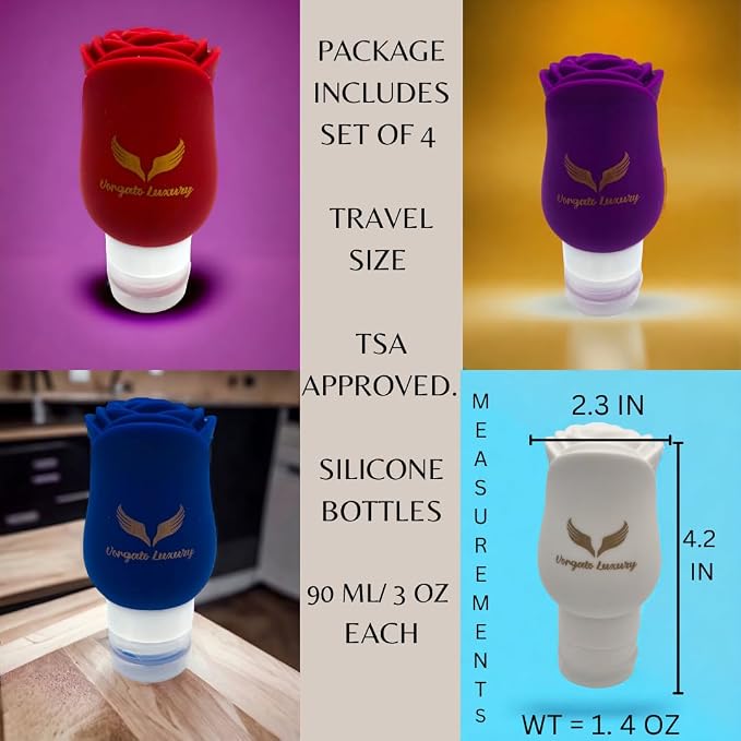 Vorgato Luxury- Silicone Travel Bottles - Image 5
