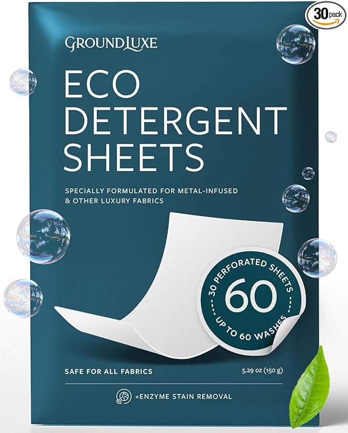 GroundLuxe Eco Detergent Sheets by GroundLuxe