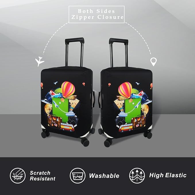 Explore Land Luggage Cover Suitcase Protector Fits 18-22 Inch Case - Image 2
