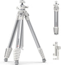 ULANZI Ombra Ⅱ Camera Travel Tripod White, 61.5" Aluminum Tripod Foldable by ulanzi