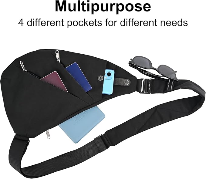 Light And Slim Crossbody Sling Bag Unisex Water Resistant Anti-Theft Shoulder - Image 3