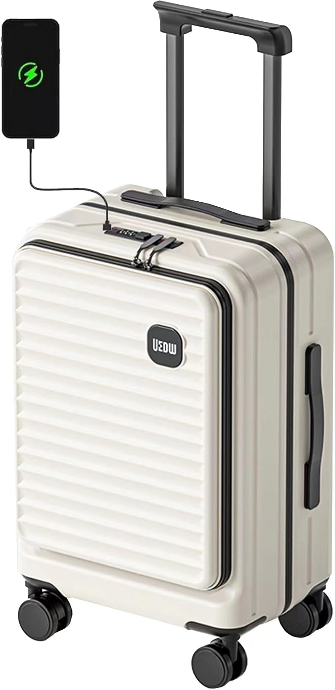 HotWay 28 Inch Expandable Front Opening Checked Luggage by Unknown