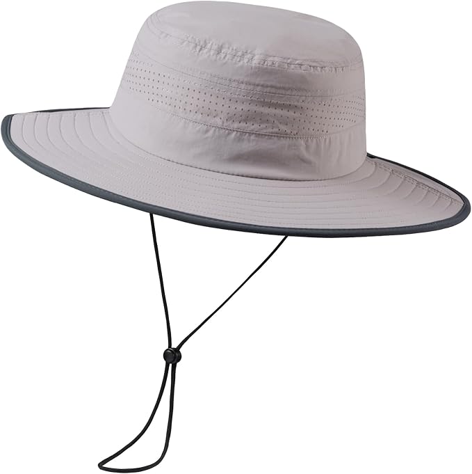 UPF 50+ Foldable Brim Water-Resistant Sun Bucket Hat by UVSAI