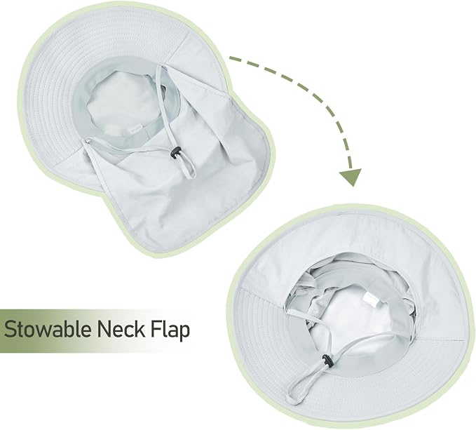 Fishing Hat Breathable Wide Brim Sun Hats - Image 4
