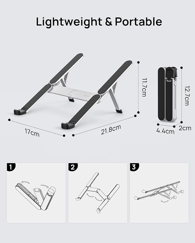 【Innovative & Ultra Compact】SODI Foldable Laptop Stand - Image 4