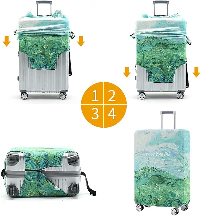 Travelkin Luggage Covers For Suitcase Tsa Approved, Suitcase Cover Protector - Image 6