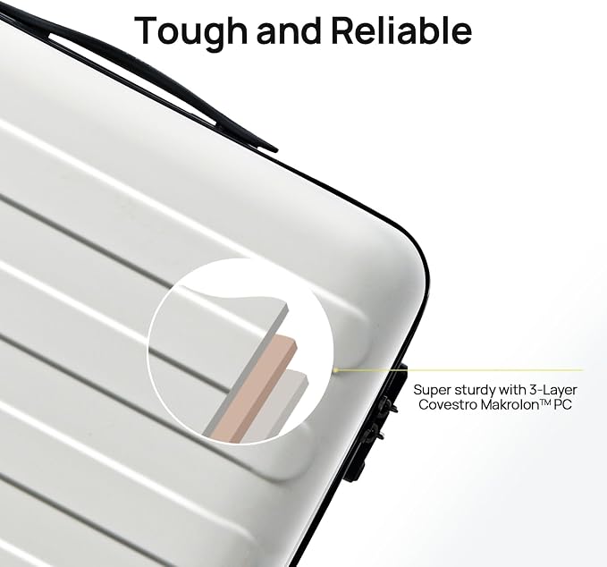 Carry on Luggage 22 X 14 X 9 Airline Approved, 20 Inch Luggage - Image 5