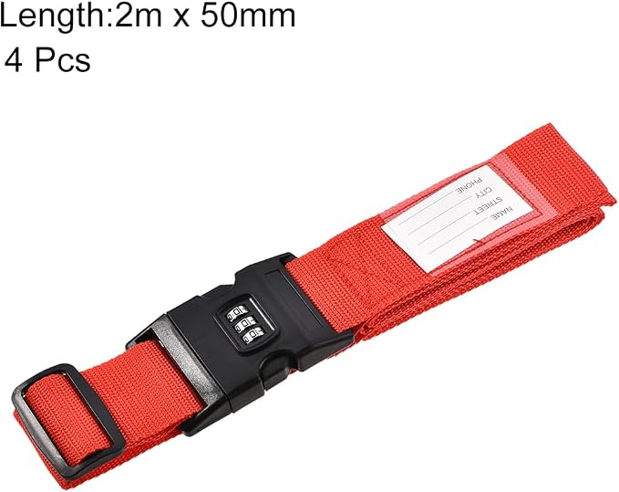 uxcell Luggage Straps Suitcase Belts - Image 4