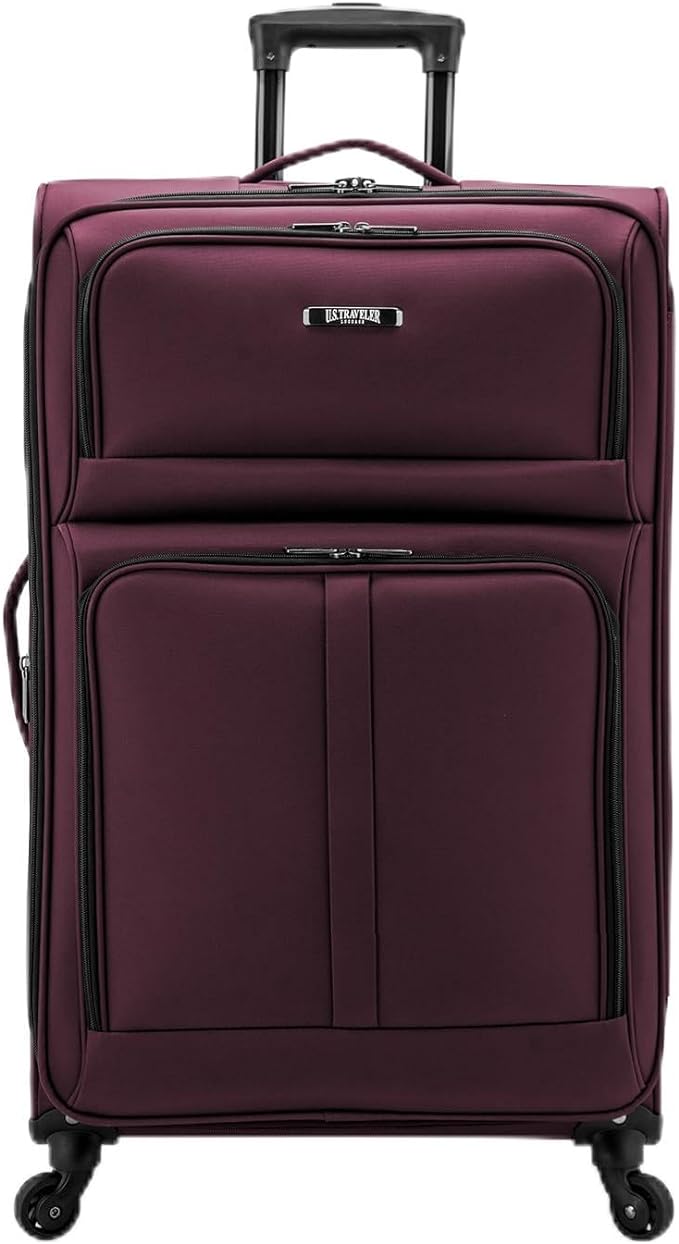 U.S. Traveler Anzio Softside Expandable Spinner Luggage, Checked-Large 30-Inch by USTraveler