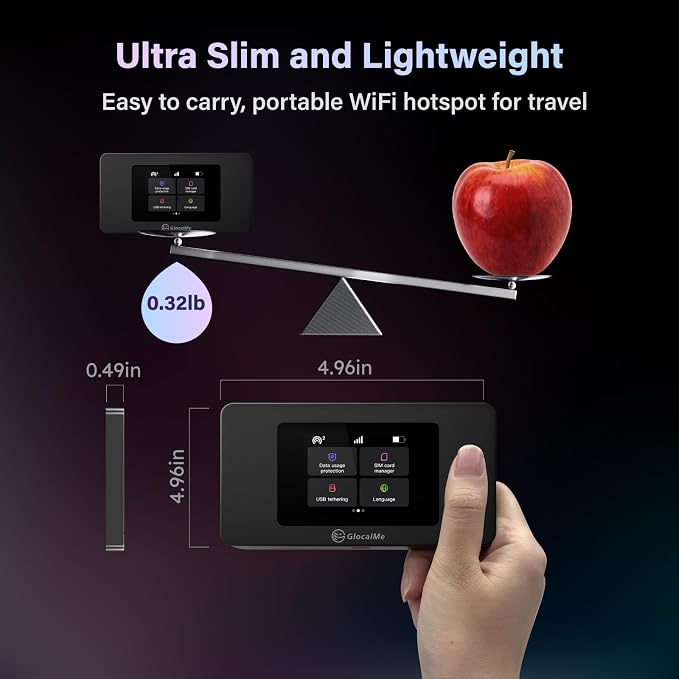 GlocalMe DuoTurbo 4G LTE Portable WiFi Mobile Hotspot Device - Image 8