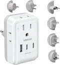 VINTAR Universal Travel Adapter Kit, International Power Adapter by VINTAR