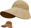 Sun Hats for Womens Wide Brim UV Protection Fishing Hats Packable Reversible by huablo