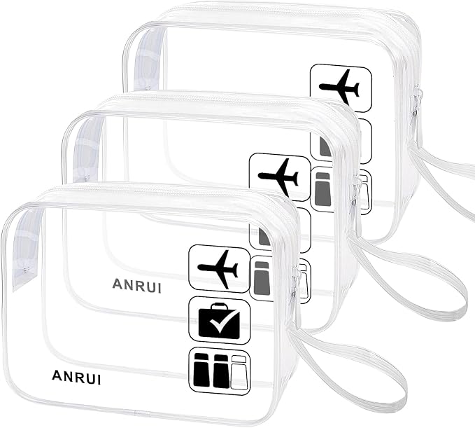 ANRUI Makeup Bags Clear Cosmetic Bag by ANRUI