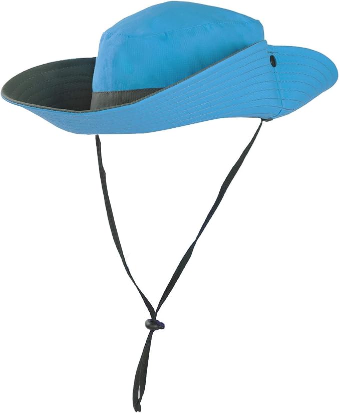 Rosoz Ponytail Sun Bucket Hats for Women UV Protection Foldable Mesh Wide Brim - Image 3