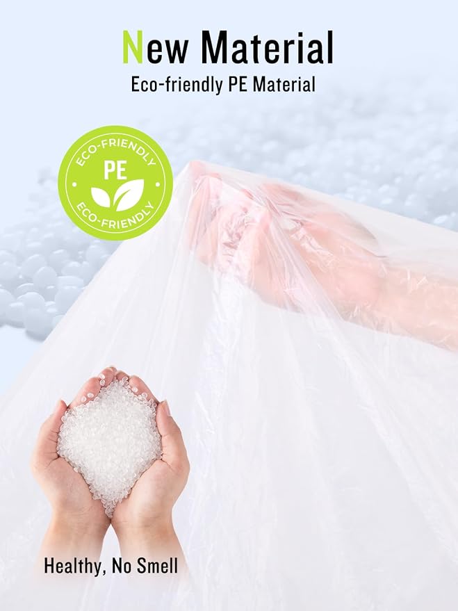 SaphiRose Disposable Rain Ponchos Emergency Clear Poncho - Image 4
