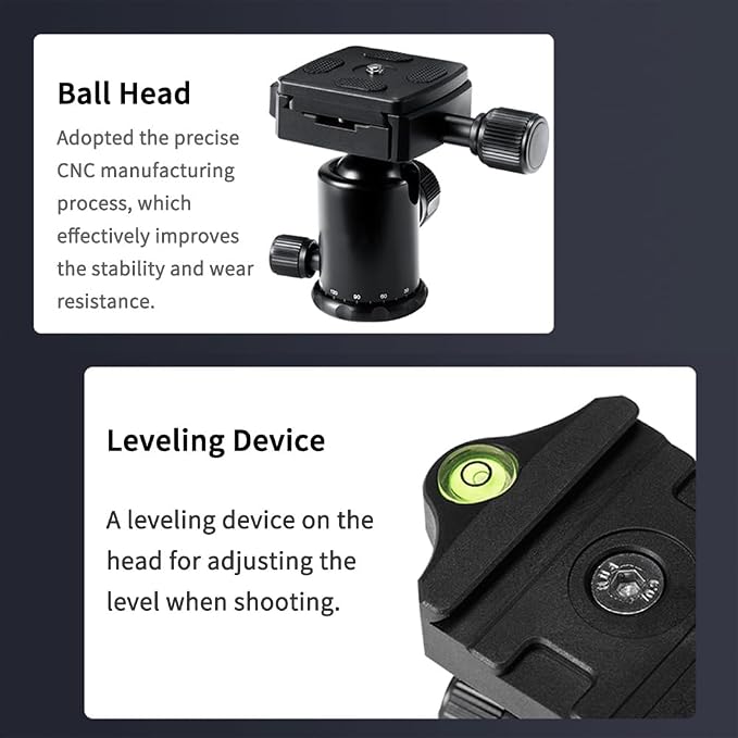 Portable Mini Tripod, 18.9" / 48cm Desk Tabletop Stand - Image 6