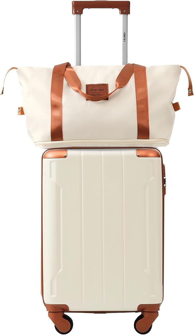 Merax Luggage Set 3 Piece Carry on Luggage, Lightweight Durable Spinner Suitcase by Merax