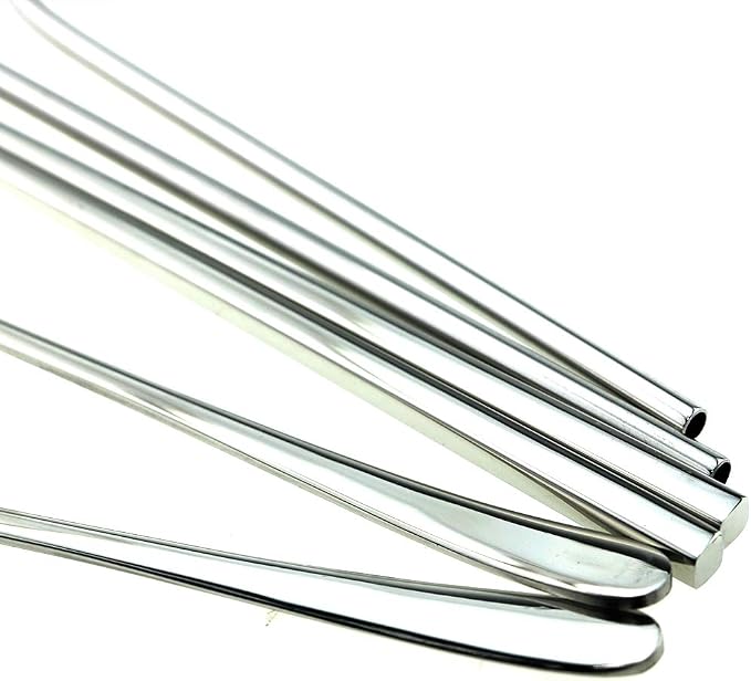 7 Pcs Portable Flatware Set, 304 Stainless Steel Cutlery Set Travel Utensils - Image 4