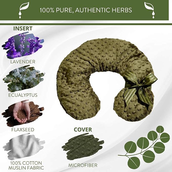 Sonoma Lavender Luxury Eucalyptus/Lavender Heatable/Chillable Neck Pillow - Image 3