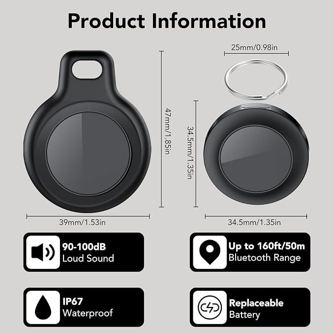 Bluetooth Tracker-Tag for Apple Find My, GPS Tracker - Image 7
